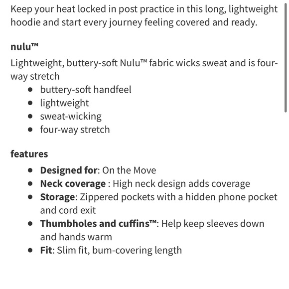 Lululemon Every Journey Hoodie II. Gorgeous peach, Fits true to size. GUC - Picture 5 of 16